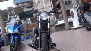 素敵な女性ライダー 2015 YAMAHA BOLT XV950 ヤマハ・ボルト カワサキバルカン1500ドリフター Kawasaki VULCAN Drifter [upl. by Hyatt]