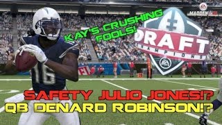 Safety Julio Jones amp QB Denard Robinson Madden 16 Draft Champions [upl. by Nirihs724]