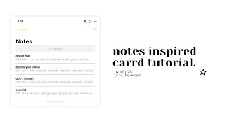 notes inspired carrd tutorial ✦ cr to the owner [upl. by Tlevesor]