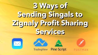 3 Ways of Sending Signals to Zignaly Profit Sharing  Email TradingView Webhook API GET Postman [upl. by Ahseiyt]