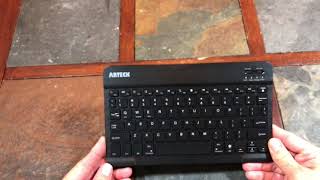 Returned my Amazon Purchase Arteck HB030B Universal Bluetooth Keyboard keyboard arteck [upl. by Botnick129]