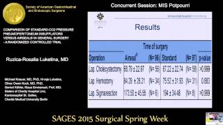 COMPARISON OF STANDARDCO2 PRESSURE PNEUMOPERITONEUM INSUFFLATORS VERSUS AIRSEAL® IN GENERAL SURGERY [upl. by Noiramaj236]