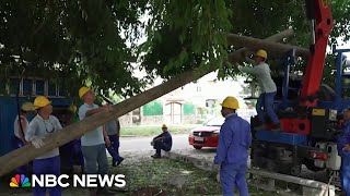 Cuba hit by 68 earthquake after weeks of storms and blackouts [upl. by Drareg]