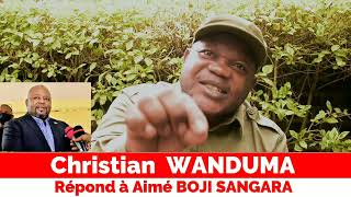 Christian WANDUMA répond Aimé Boji SANGARA [upl. by Higgs]