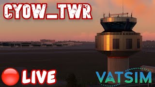 EVENT VATSIM ATC LIVE  MSFS  CYOWTWR  ENFR  34 [upl. by Anhaj]