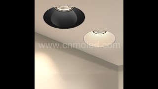 Rimless COB LED Spotlight Recessed Ceiling Antiglare Hidden Living Room Hotel Foyer Villa Wall Wash [upl. by Brick]