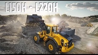 Hjullastare Volvo L150H L180H och L220H  lanseringsfilm [upl. by Arraic]