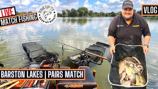 LIVE MATCH FISHING BARSTON LAKES FEEDER PAIRS MATCH  MIDLANDS FISHING MATCHES  BAGUPTV AUG 2022 [upl. by Presber]