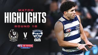 Collingwood v Geelong Highlights  Round 18 2024  AFL [upl. by Ileray]