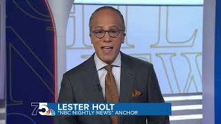 Lester Holt wishes KSDK a happy 75th anniversary [upl. by Yancey]