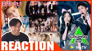 รีแอคชั่น REACTION  CHUANG 2021 创造营  EP8 Part1  สเตจสุดท้ายแล้ว  KAYIAM [upl. by Nirej]