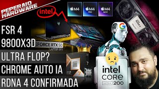 Resumão – 9800x3D anunciado  RDNA 4 confirmada  FSR4 chegando  Apple M4 Pro  Core Ultra flopou [upl. by Arretahs]