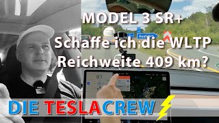 Tesla Model 3 SR  Schaffe ich die WLTP Reichweite von 409 km Fahrt zum Autokino Hilden [upl. by Nyllaf]