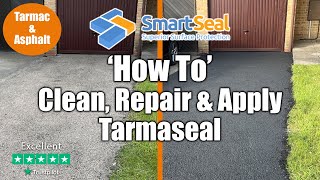 Tarmac Repair and Tarmac Sealer HOW TO Clean Paint and Maintain Driveways [upl. by Litt579]