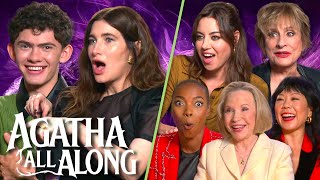 Agatha All Along Cast Take On A Chaotic Mystery Interview [upl. by Ioves]