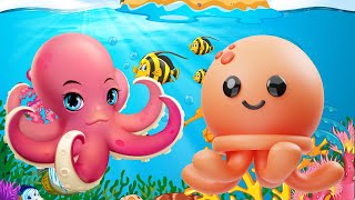 Octopus Song For Kids  MelodyMoppets [upl. by Oiznun]