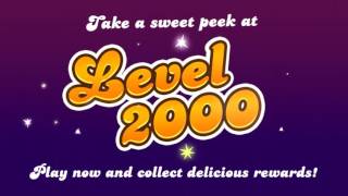 Candy Crush Saga  Level 2000  Take a sweet peek into the FUTURE [upl. by Glynias]