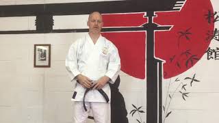 Shotokan Karate How to tie your belt Obi [upl. by Damian356]