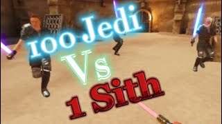 100 JEDI Vs 1 SITH LORD me 300 Subscriber Special Blade and Sorcery Nomad [upl. by Casimire]