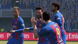 PES 2017 Real Madrid VS Barcelona Crazy Match [upl. by Chico]