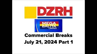 Mega Balita Linggo Commercial Breaks July 21 2024 Part 1 [upl. by Maighdlin]