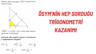 YKSde defalarca çıkmış Trigonometri Kazanımı yks ayt trigonometri [upl. by Eiramllij]