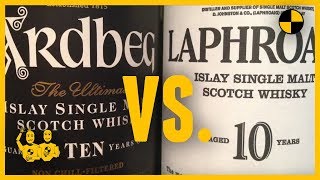 ARDBEG 10 vs LAPHROAIG 10Scotch 227 [upl. by Ajiat287]