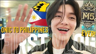 First Ever Vlog  Onic Traveling to the Philippines [upl. by Ahsienroc]