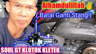 SUARA MESIN SOUL GT KLOTOK KLOTOK SEPERTI SUARA STANG SEHER RUSAK [upl. by Tiffa924]