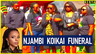 Njambi Koikai Neighbors EMOTIONAL TRIBUTE during Burial  Fyah Mummah Jahmby Funeral [upl. by Yelhak]