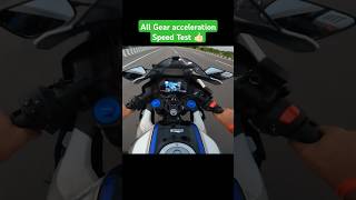 All Gear acceleration Speed Test R15M 2024  shorts short ytshorts r15 rider viralvideo [upl. by Eliathas]