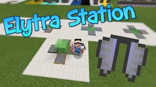 Extremely Simple Elytra Launch Station Minecraft Java amp Bedrock [upl. by Yentnuoc]