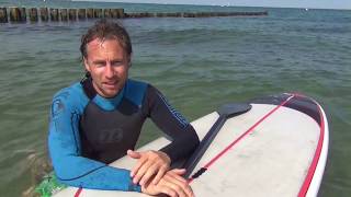 Kiteboard Test Teilbares Concept X Ruler Split Kiteboard [upl. by Oringas]