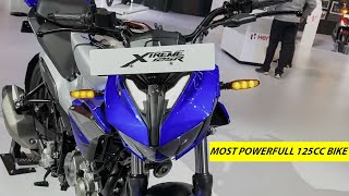 2024 Hero Xtreme 125R Cobalt Blue Colour 2024 Review Most Powerfull 125cc Bike [upl. by Hairej552]