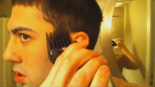 Male Style short haircutHow To Cut Your Own Hair [upl. by Hallie]