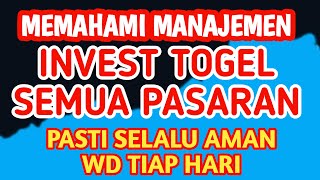 Panduan Lengkap Invest Togel dengan Aman [upl. by Mohkos]