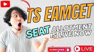 Ts eamcet Seat allotment live [upl. by Celestina483]