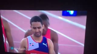 Luguelin Santos gana medalla de oro en 400 metros [upl. by Einned]