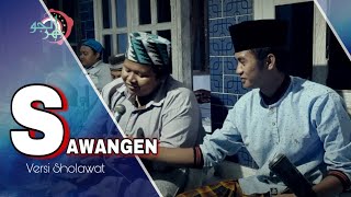 SAWANGEN VERSI SHOLAWAT LIRIK Bahasa Jawa  Voc M Kholiqin  HADROH ALJAUHAR [upl. by Neelra]