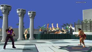 Poolside With Ambience Animated In Game Recording  Tekken 5 Soundtrack [upl. by Agueda918]