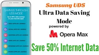 Hindi  Save amp Earn Data via Samsung UDS  Powered by Opera Max  Sharmaji Technical [upl. by Patman]