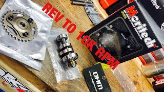 DHM S1 cam  adjustable cam gear install on the 2022 Honda Grom [upl. by Marv]