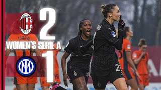 Rossonere claim the derby spoils  AC Milan 21 Inter  Highlights Womens Serie A [upl. by Uriel]