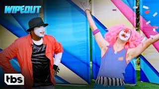 Epic Bromance vs Mime amp Clown vs LongDistance Couple Clip  Wipeout  TBS [upl. by Dacy]