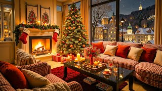 Christmas Jazz Instrumental Music for Relax Stress Relief 🎄 Cozy Christmas Coffee Shop Ambience [upl. by Sheridan]