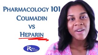 NCLEX Review Coumadin vs Heparin [upl. by Nnov966]