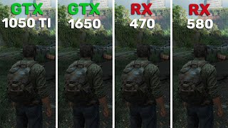 GTX 1050 Ti vs GTX 1650 vs RX 470 vs RX 580  Test in 8 Games [upl. by Medardas]