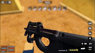 Roblox Gunfight Arena Mastering the P90 Gameplay No Commentary [upl. by Orton]