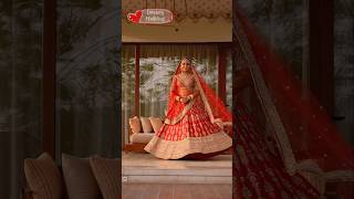 Sabyasachi Bride  Sabyasachi Designer Red Lehenga ♥️sabyasachiindianbrideindianweddinglehenga [upl. by Natsirk762]