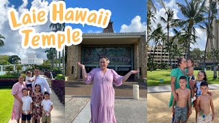 HAWAII VLOG PART 2  CHURCH IN LAIE  TEMPLE  BYU  WATERBIKES  SWIMMING WITH FISH [upl. by Ellenrahc]